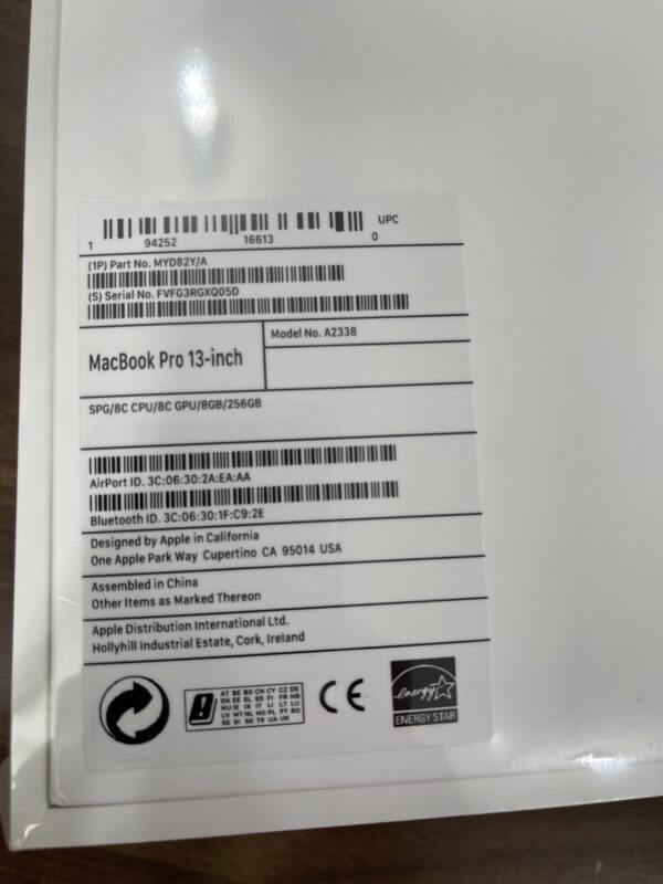 MacBook Pro 13" M1 2020 TouchBar Space Gray