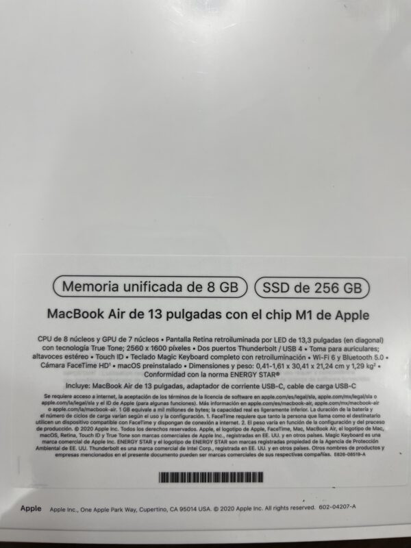 MacBook Air 13" M1 2020 Space Gray
