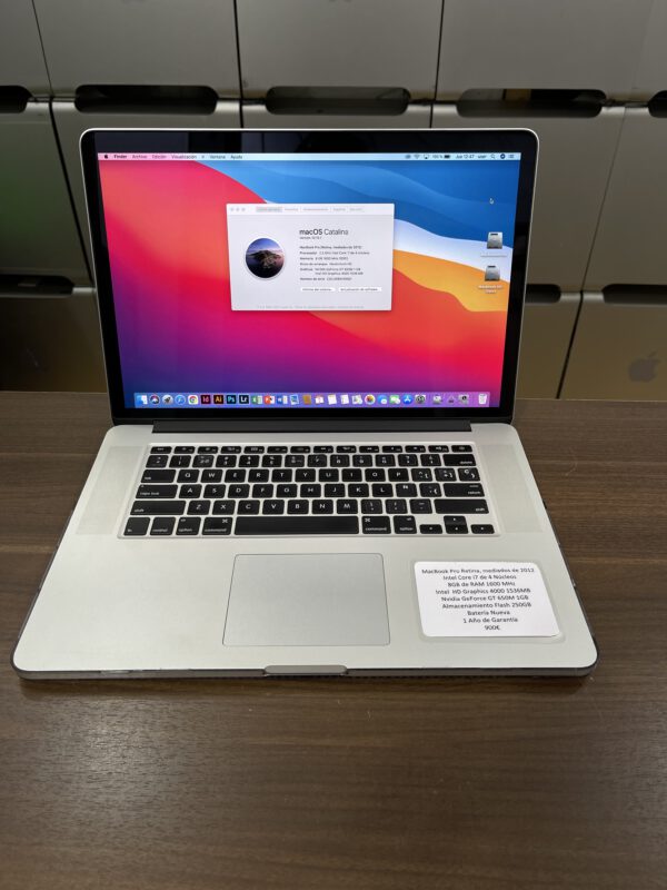 MacBook Pro 15" Retina Mid 2012