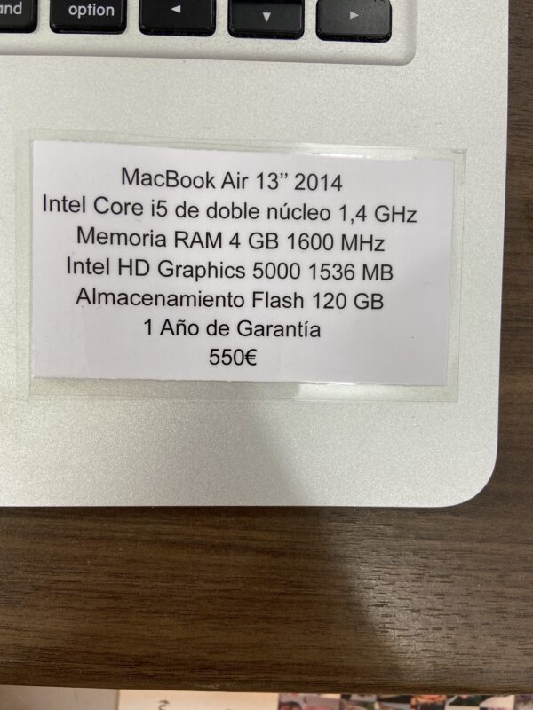 MacBook Air 13" Early 2014