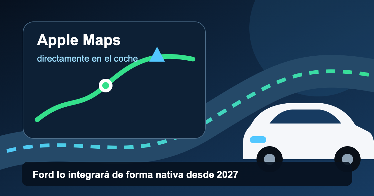 Apple Maps integrado en vehículos eléctricos Ford