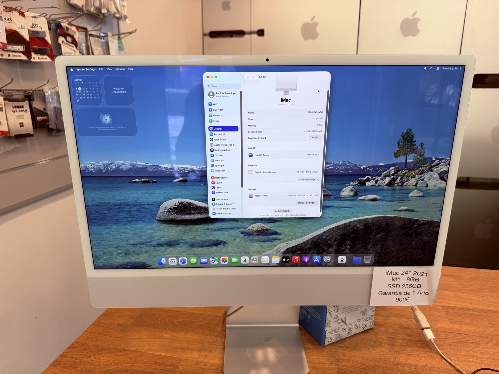 iMac 24″ M1 (2021) reacondicionado