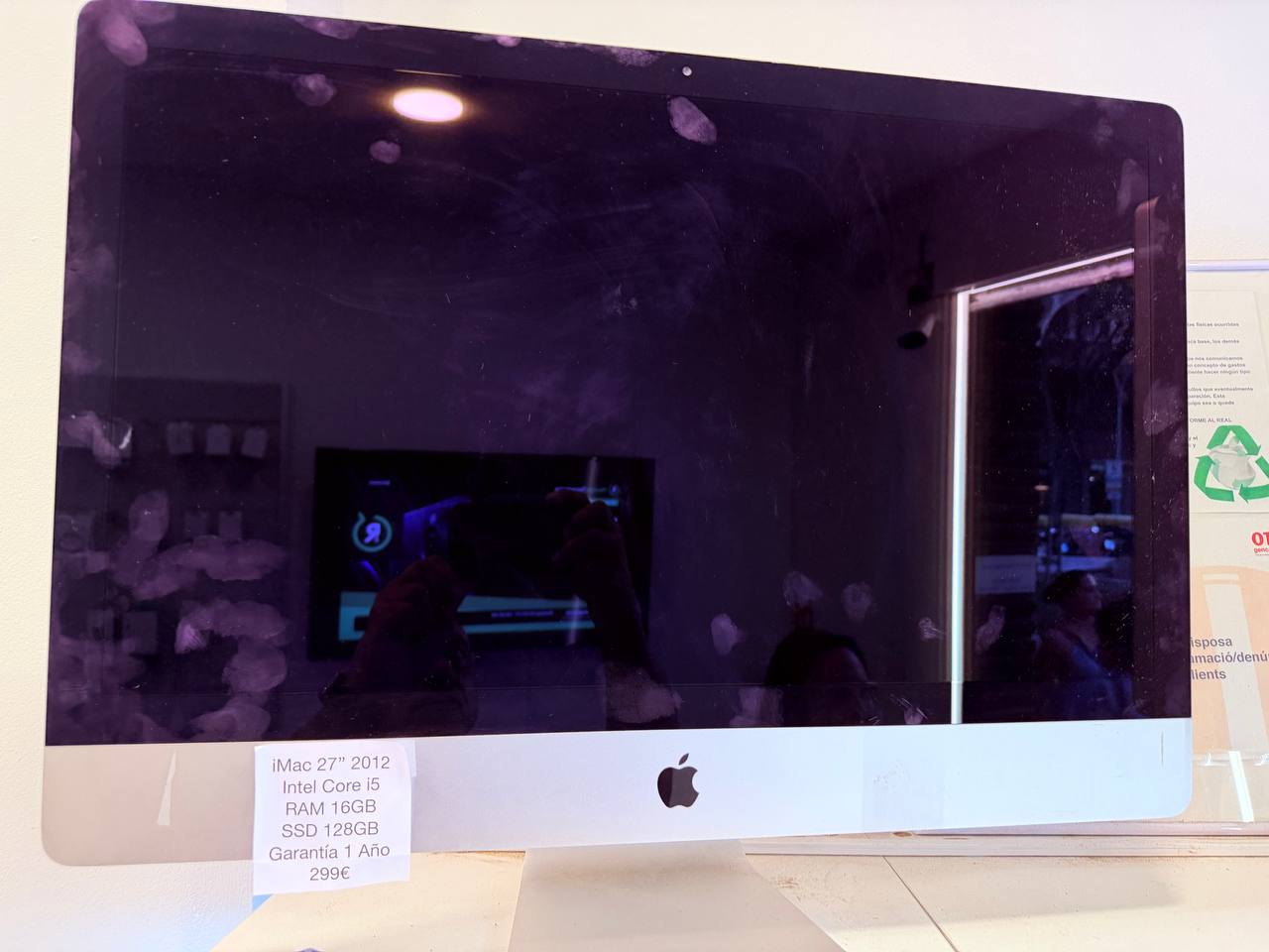 iMac 27″ Intel i5 (2012) reacondicionado