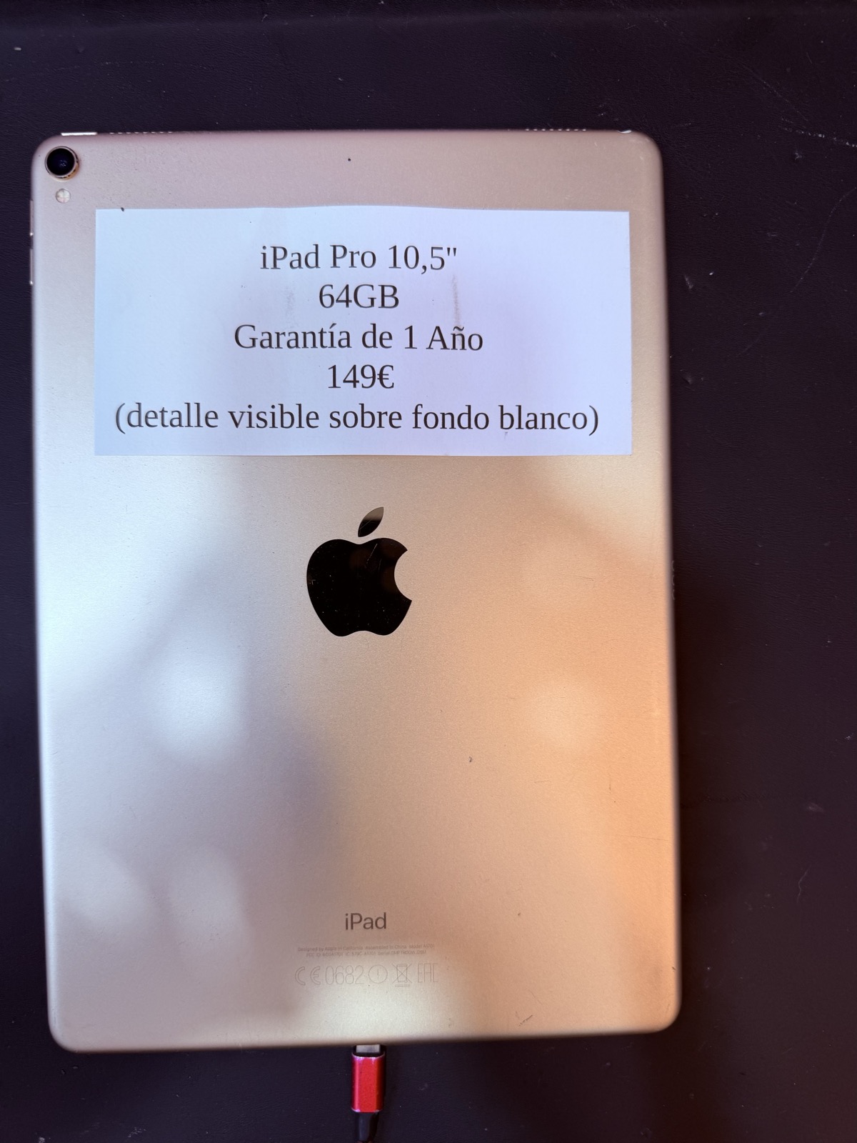 iPad Pro 10,5″ 64 GB disponible para alquilar en Barcelona