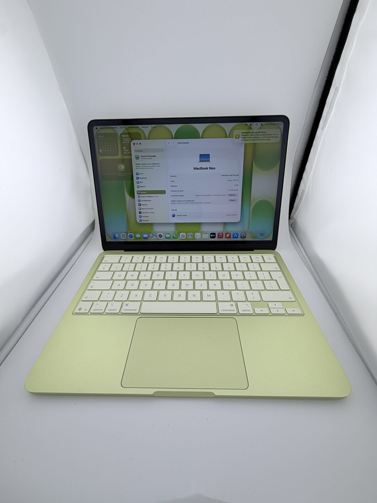 MacBook Neo (2026): fotografía real